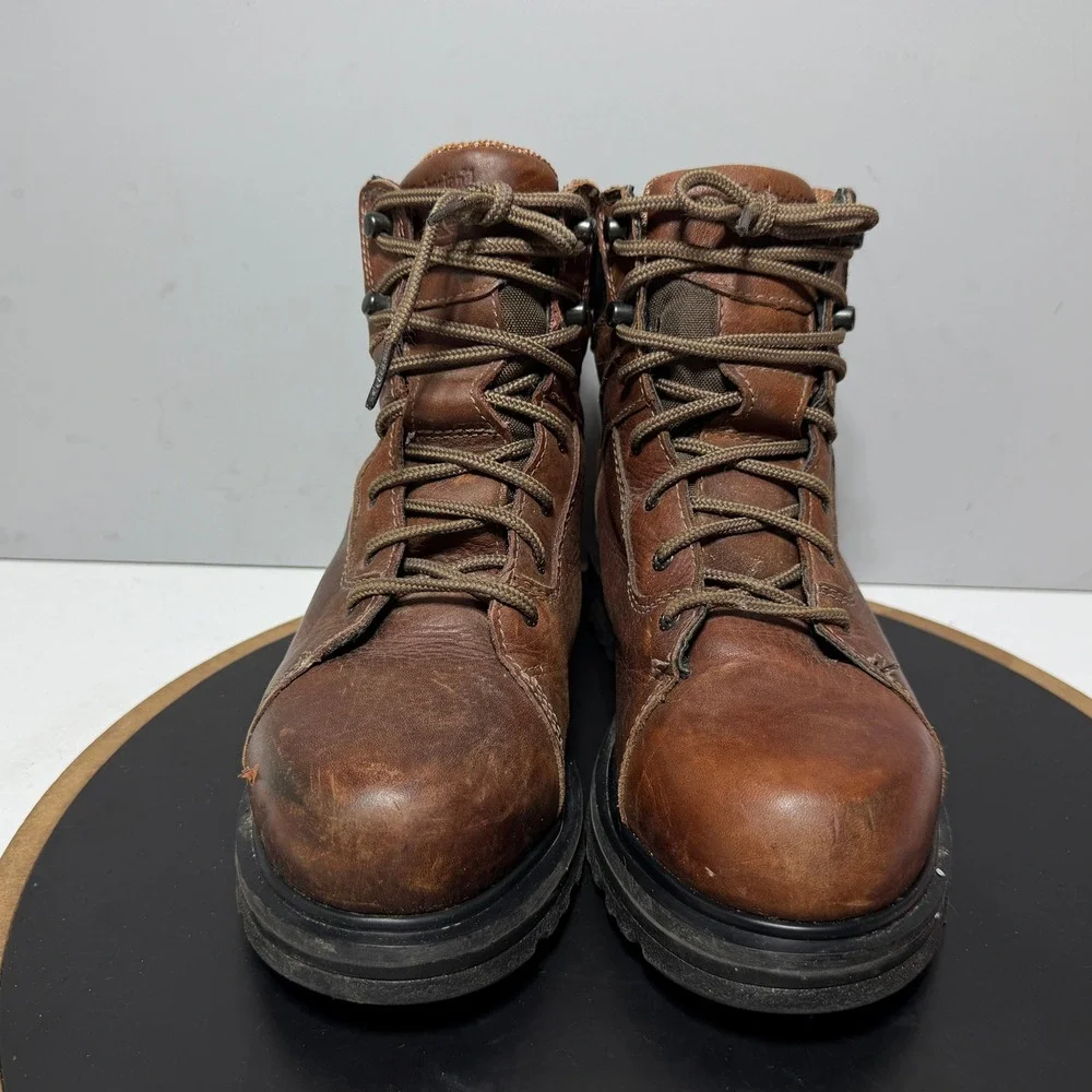 Timberland PRO Work Boots Women 7.5W Direct Attach Brown Leather Utility